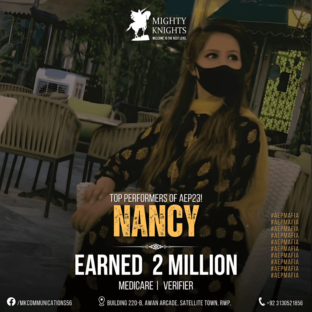 Nancy — Top Performer at Mighty Knights Communications
